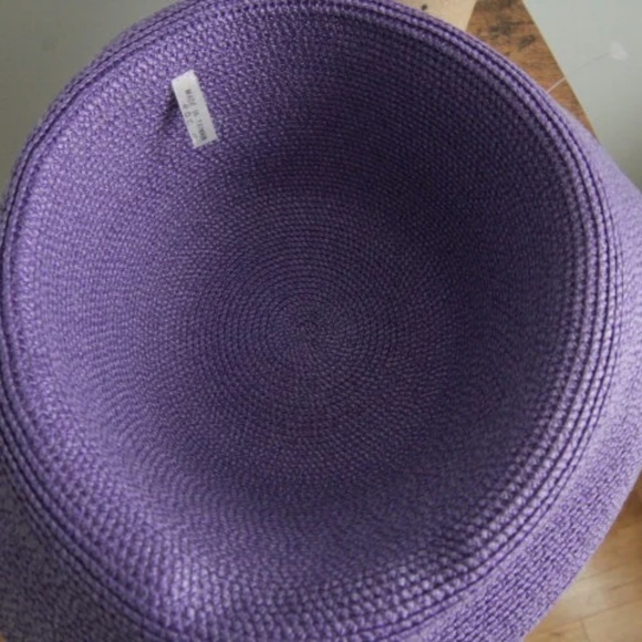 1970’s Convertible Straw Wide Brimmed Sun Hat - Picture 6 of 6